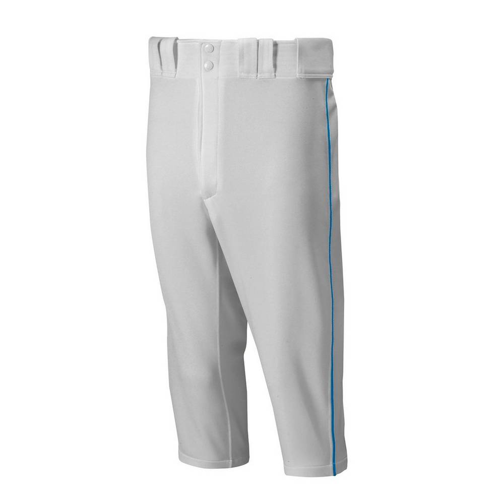 Mizuno Premier Short Piped Férfi Nadrág Szürke/Királykék CIY315627